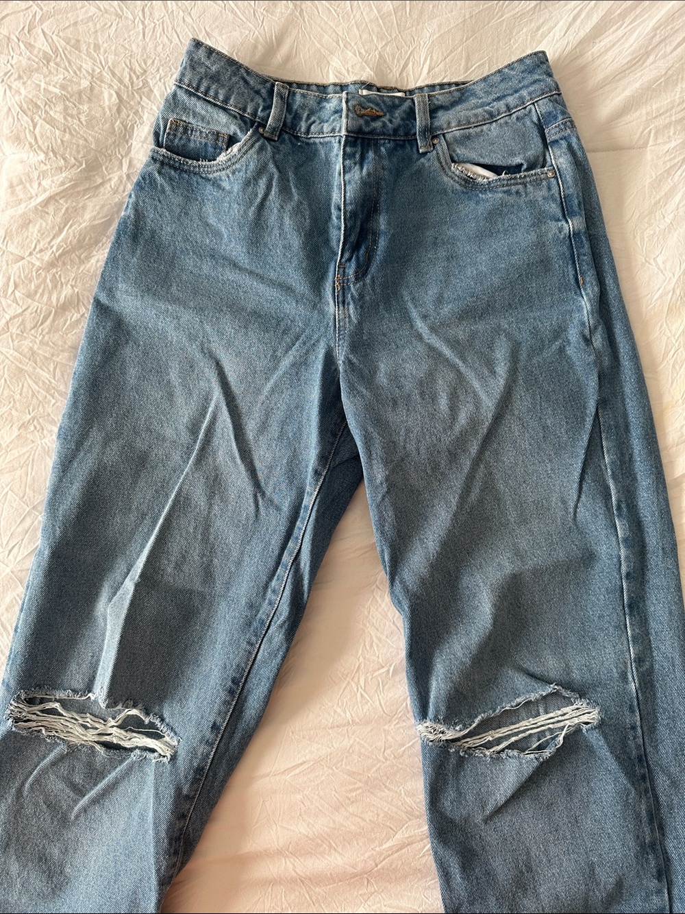refuge Light Blue Osaka Straight Jeans